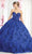 May Queen LK190 - Strapless Quinceanera Ballgown Ball Gowns 4 / Royal Blue