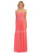 May Queen - MQ1145 Strapless Sweetheart Ruched Bodice A-Line Gown Bridesmaid Dresses 4 / Coral