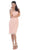May Queen - MQ1253 Stylish Cap Sleeve Lace Formal Dress CCSALE 2XL / Blush