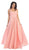May Queen - MQ1275B Pleated Sweetheart A-line Evening Dress Bridesmaid Dresses 22 / Blush