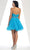 May Queen MQ1283 - Strapless Sweetheart Cocktail Dress Cocktail Dresses 2 / Aqua