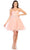 May Queen MQ1283 - Strapless Sweetheart Cocktail Dress Cocktail Dresses 2 / Blush