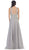 May Queen - MQ1432B Embellished Illusion Scoop A-line Prom Dress Special Occasion Dress
