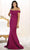 May Queen MQ1483 - Knot Front Mermaid Prom Dress Prom Dresses 4 / Magenta