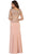 May Queen - MQ1505 Quarter Length Sleeve Lace Sheath Evening Dress Mother of the Bride Dresses