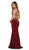 May Queen - MQ1538 Gilded Halter Neck Trumpet Dress Bridesmaid Dresses