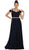 May Queen - MQ1540 Cold Shoulder Lace Prom Dress Bridesmaid Dresses