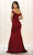 May Queen - MQ1547 Off Shoulder Mermaid Evening Gown Bridesmaid Dresses