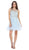 May Queen - MQ1584 Beaded Lace Ornate Fit and Flare Cocktail Dress Cocktail Dresses 2 / Baby-Blue