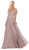 May Queen - MQ1602B Floral Appliqued Off-Shoulder Dress Special Occasion Dress 6XL / Mauve