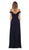 May Queen - MQ1611 Pleated Square A-Line Evening Dress Bridesmaid Dresses