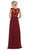 May Queen - MQ1619 Lace Applique Bateau A-line Dress Bridesmaid Dresses