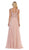 May Queen - MQ1620 Embellished Scoop Neck A-line Dress Bridesmaid Dresses