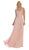 May Queen - MQ1620 Embellished Scoop Neck A-line Dress Bridesmaid Dresses 4 / Rose