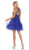 May Queen - MQ1643 Lace Applique Jewel Neck Sleeveless Cocktail Dress Cocktail Dresses
