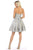 May Queen - MQ1650 Strapless Scallop Neckline Embellished Short Dress Homecoming Dresses
