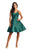 May Queen - MQ1654 V Neck  Fit and Flare Short Dress Cocktail Dresses