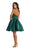 May Queen - MQ1654 V Neck  Fit and Flare Short Dress Cocktail Dresses