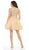 May Queen - MQ1681 Embellished Illusion Bateau Tiered A-line Dress Cocktail Dresses