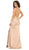May Queen - MQ1690 Deep V-neck Trumpet Dress Special Occasion Dress