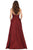 May Queen - MQ1710 Strapless Plunging V-Neck A-Line Dress Prom Dresses