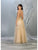 May Queen - MQ1735 Embellished Deep V-neck A-line Dress Prom Dresses