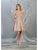 May Queen MQ1743 - Laced Metallic Cocktail Dress Special Occasion Dress