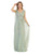 May Queen - MQ1746 Ruched Asymmetric Sheath Dress Prom Dresses