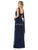 May Queen - MQ1746B Ruched Asymmetric Long Dress Prom Dresses