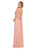 May Queen - MQ1746B Ruched Asymmetric Long Dress Prom Dresses