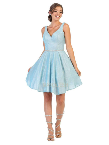 sachin and babi light blue dress Cheap Homecoming Dresses under 100 – Dreamdressy