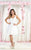 May Queen - MQ1777 Sleeveless V-Neck Glitter A-Line Dress Cocktail Dresses 2 / Ivory