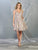 May Queen - MQ1777 Sleeveless V-Neck Glitter A-Line Dress Cocktail Dresses