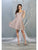 May Queen - MQ1788 Embroidered Off-Shoulder A-line Dress Homecoming Dresses 2 / Rosegold