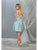 May Queen - MQ1791 Short Sweetheart Bodice Glitter A-Line Dress Cocktail Dresses