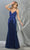 May Queen - MQ1796 Lace Applique-Ornate Trumpet Dress Evening Dresses