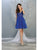 May Queen - MQ1797 Embellished Deep V-neck A-line Dress Homecoming Dresses