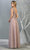 May Queen - MQ1799 Embroidered V-neck A-line Dress Evening Dresses