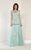 May Queen - MQ1799 Embroidered V-neck A-line Dress Evening Dresses 4 / Sage