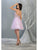 May Queen - MQ1800 Embellished Deep V-neck A-line Dress Homecoming Dresses