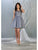 May Queen - MQ1803 Illusion Sweetheart Neckline Glitter Tulle Dress Homecoming Dresses 2 / Dusty-Blue