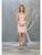 May Queen - MQ1808 Appliqued Illusion Bodice Sheath Dress Party Dresses 4 / Mauve
