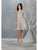 May Queen - MQ1809 Short Appliqued Off Shoulder Tulle Dress Homecoming Dresses 4 / Silver