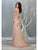 May Queen - MQ1824 Glitter Embellished Off-Shoulder Sheath Dress Evening Dresses