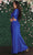 May Queen MQ1831B - Long Sleeve V Neck Evening Dress Evening Dresses