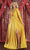 May Queen MQ1835 - Ruched A-Line Evening Dress Mother of the Bride Dresess In Yellow