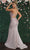 May Queen MQ1840 - Embroidered Sleeveless Prom Gown Special Occasion Dress