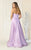 May Queen MQ1846 - Strapless High Slit Prom Dress Special Occasion Dress