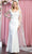 May Queen MQ1847 - Illusion Bateau Formal Gown Special Occasion Dress In White