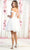 May Queen MQ1854 - Floral Applique Cocktail Dress Cocktail Dresses